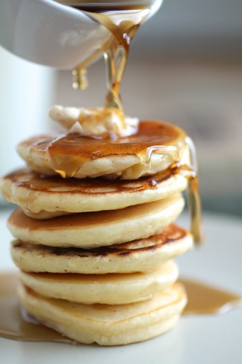 Mmmmm. . . .pancakes.  . .